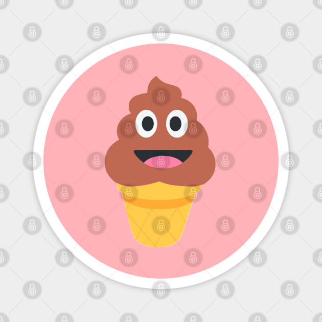 ice cream cone poo poop emoji Ice Cream Cone Poo Emoji